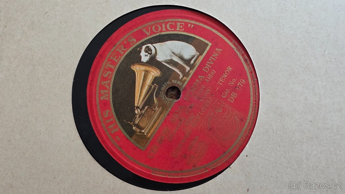 Staré šelakové desky platne LP 78 His Masters Voice - 20