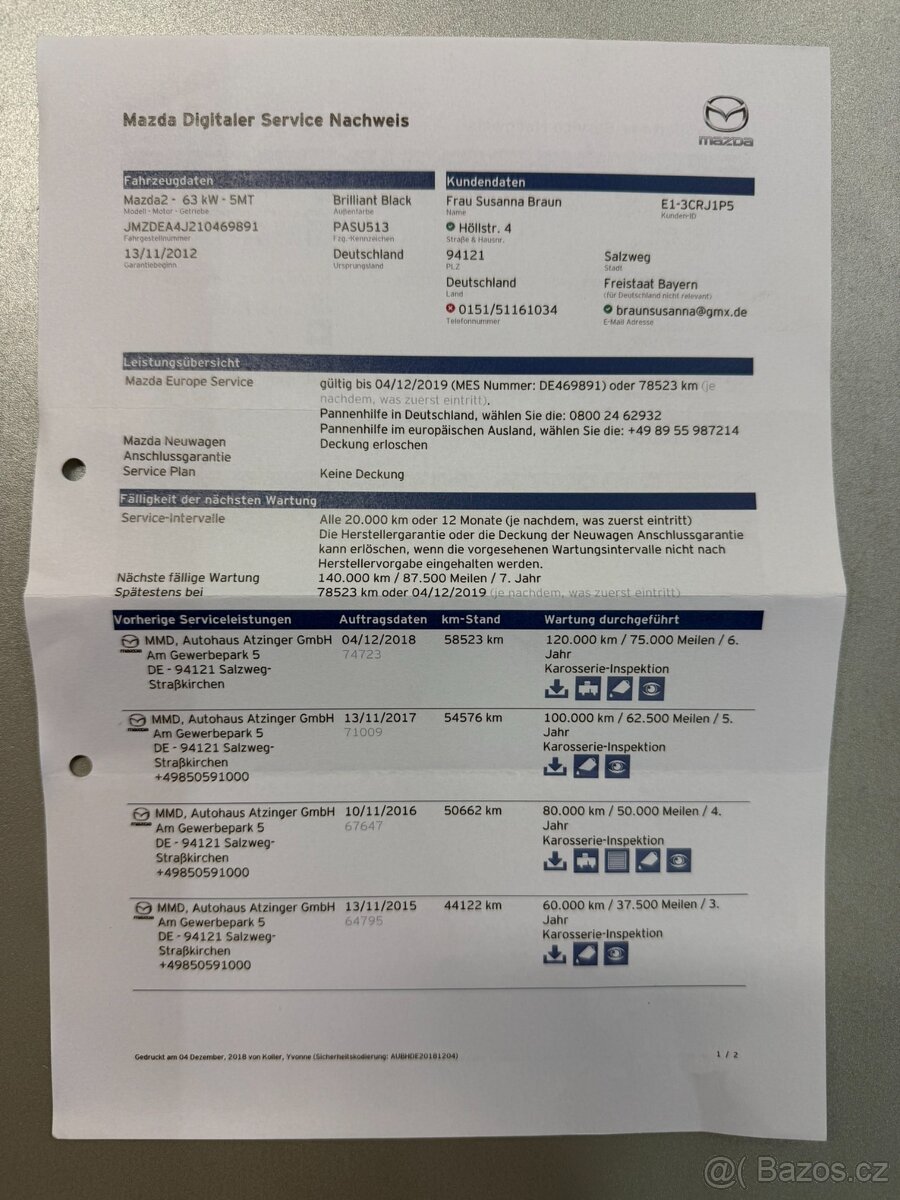 Mazda 2 1.3 62 kW 2.majitel - 20