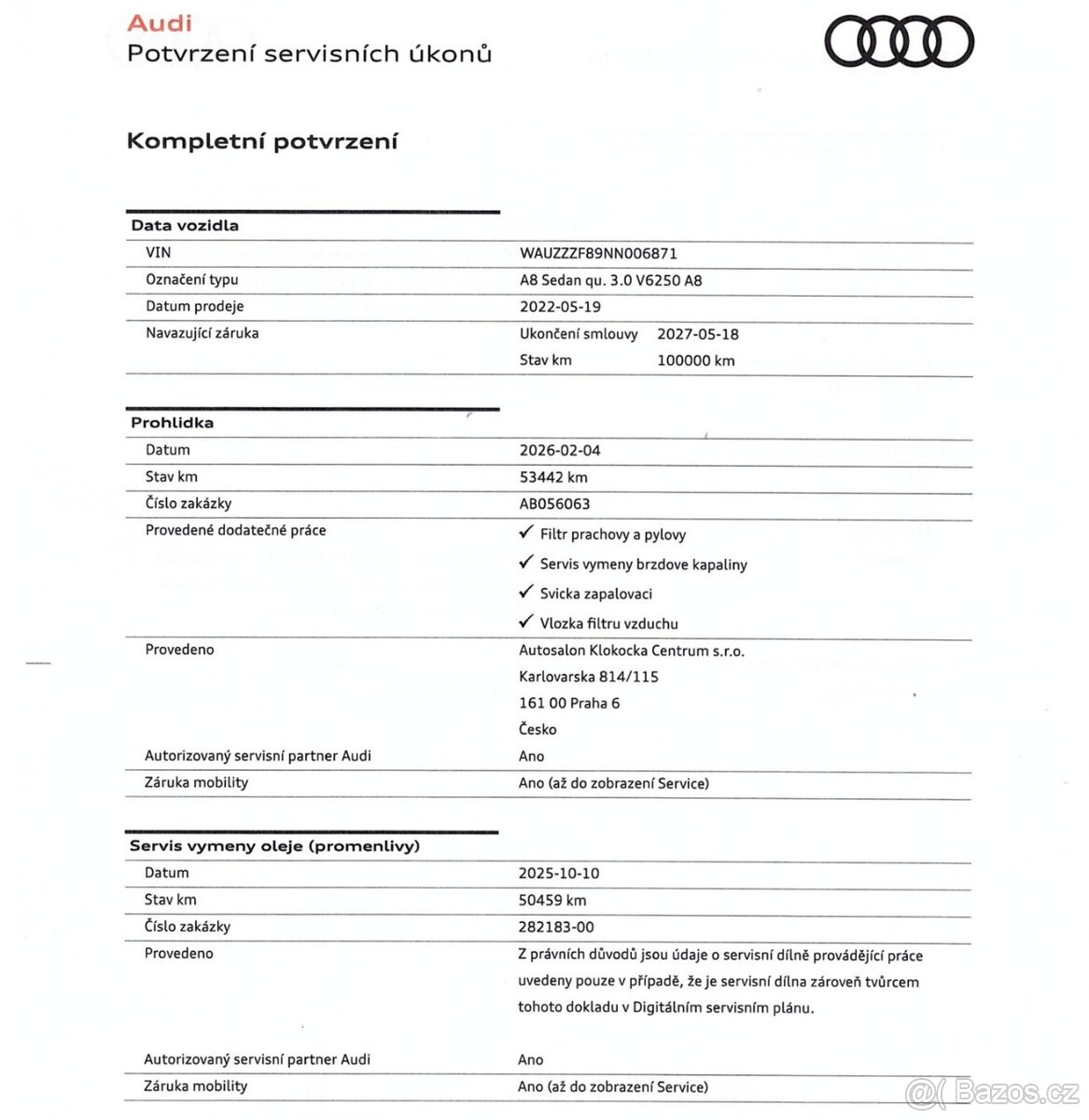 Audi A8, 55 Tfsi 250kw 4x4 S-Line DPH - 20