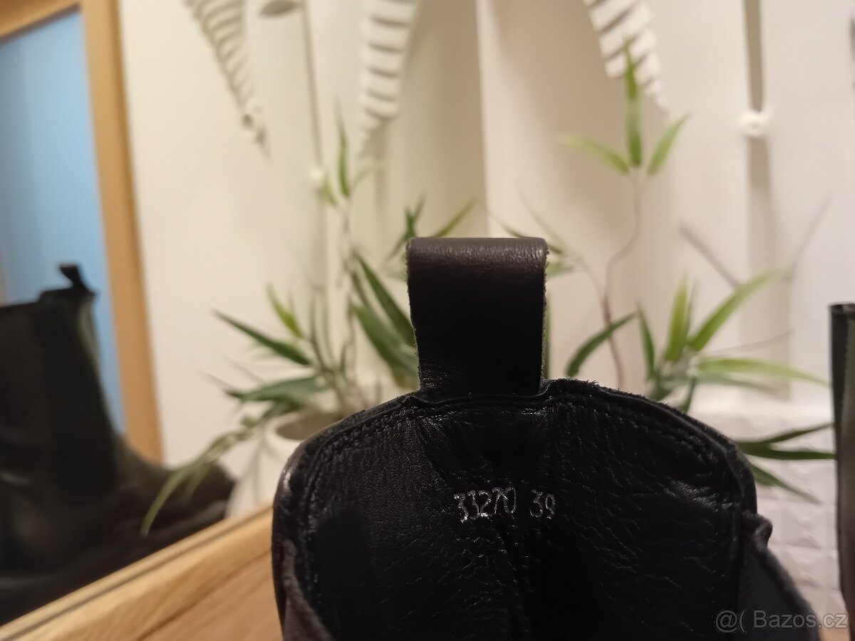 Badura dámské chelsea polokozačky vel. 39 kožené - 20