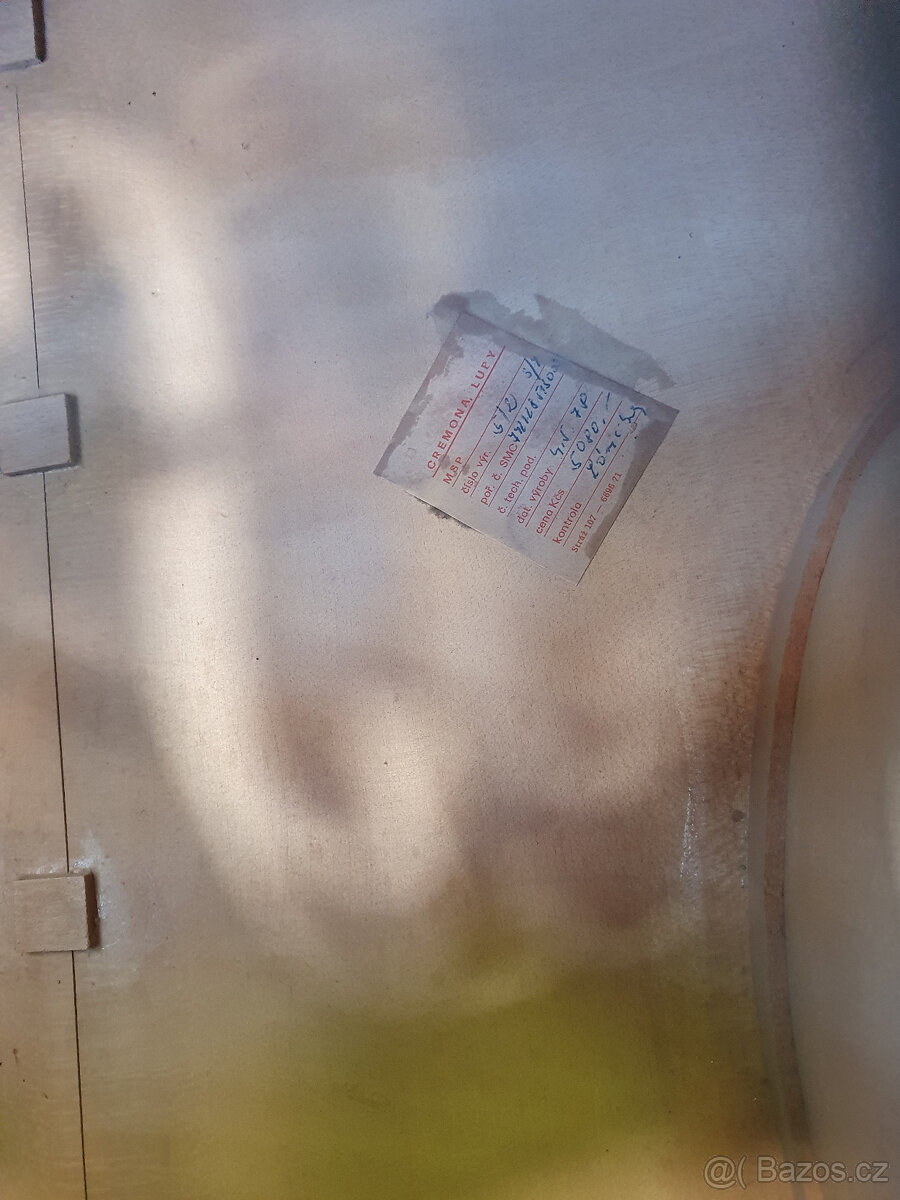 Celomasivní český 3/4 kontrabas, snímač, obal - 20