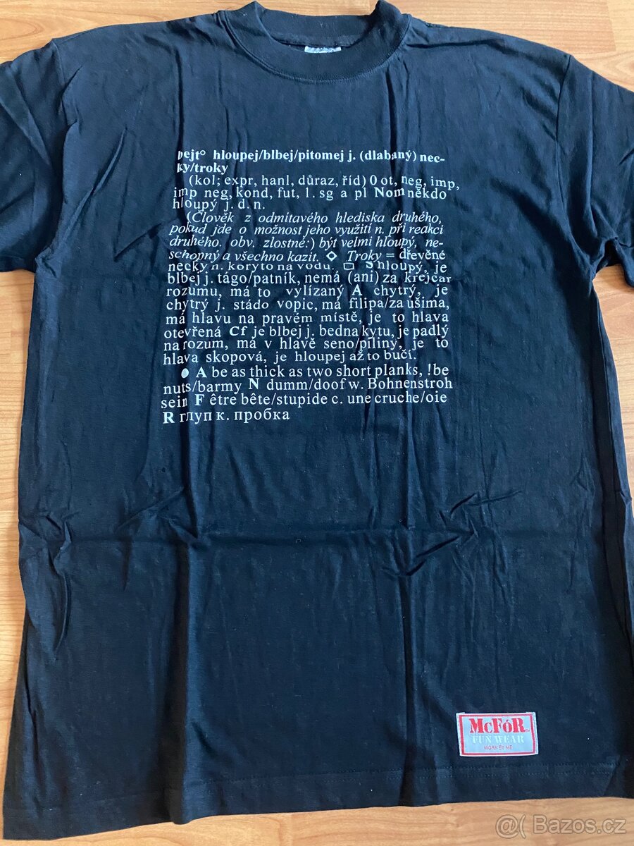 Prodám různá trička s popisem - MNOHO DRUHŮ VIZ FOTA - 20