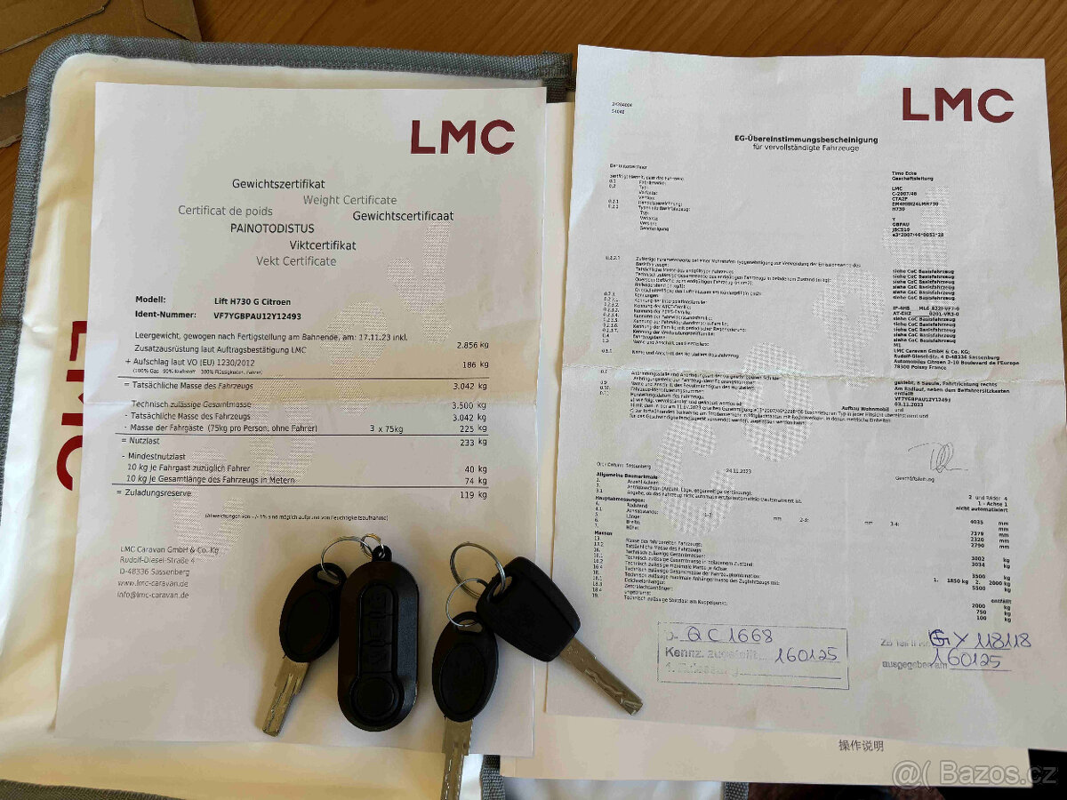 Nové obytné auto německé výroby LMC 730 G CITROEN 2 - 20