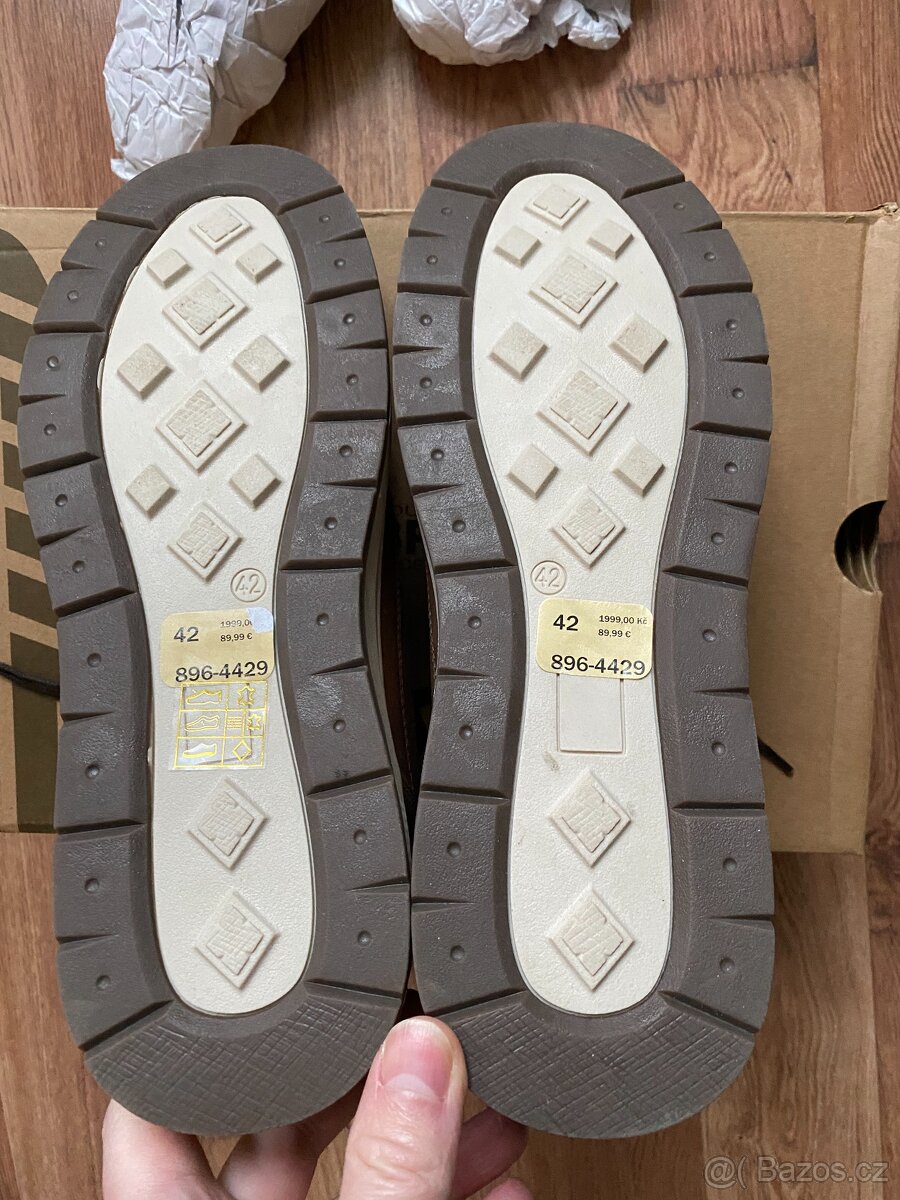 Nové pánské kožené podzimní/zimní boty Weinbrenner - č. 42 - 20