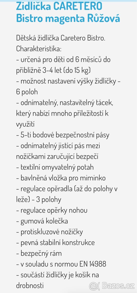 Jídelní židlička - 20