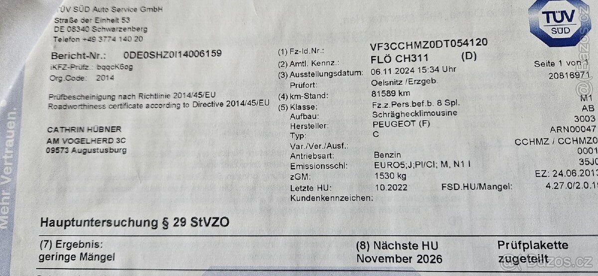 Peugeot 208 1.2 12v 60kw Allure PC KLIMA 6/2013 89900km - 20