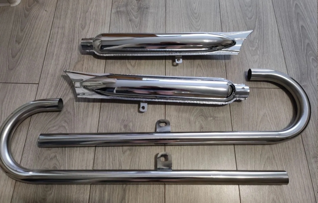 Originální výfuky Uloženka CCCP kolena doutníky matice objím - 20