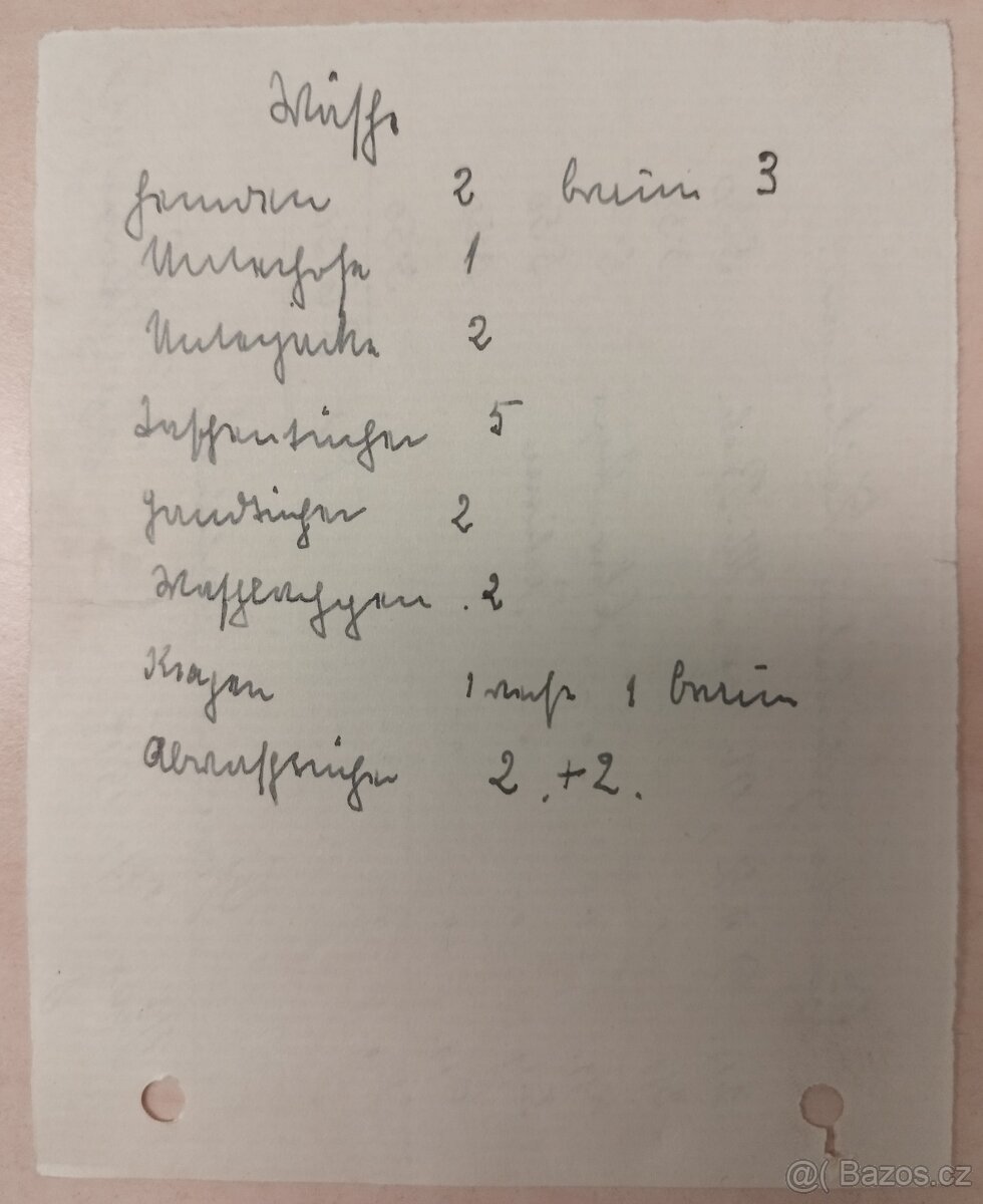 DOKUMENTY PO GENERÁL SS BERNHARD VOSS 3 - 20