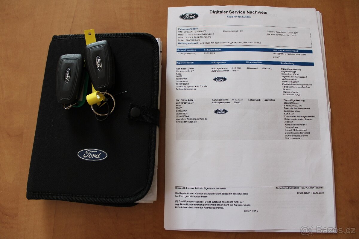 Ford Tourneo Custom 2.2 TDCi 92kW L2, otyp. 9.MÍST - 20