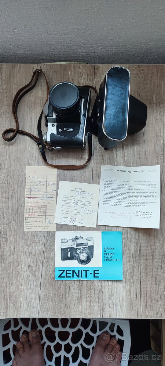 Prodám fotoaparát Zenit-E + objektiv + blesk - 20