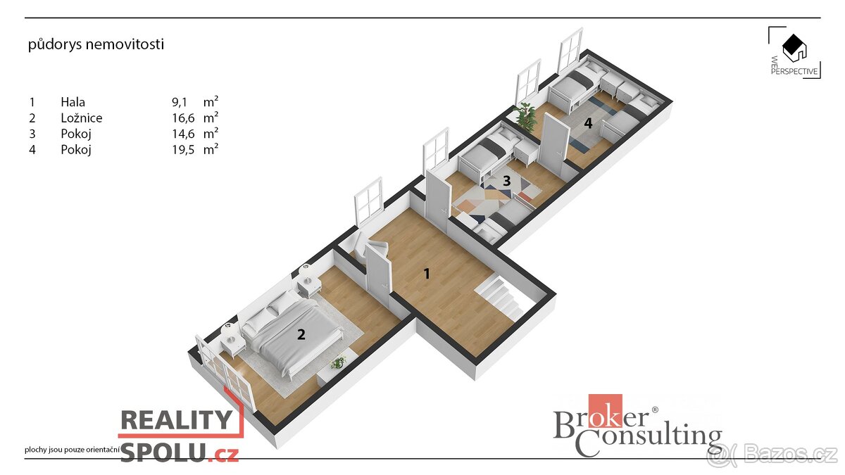 Prodej, domy/chalupa, 214 m2, Jindřichov 72, 46602 Lučany na - 20