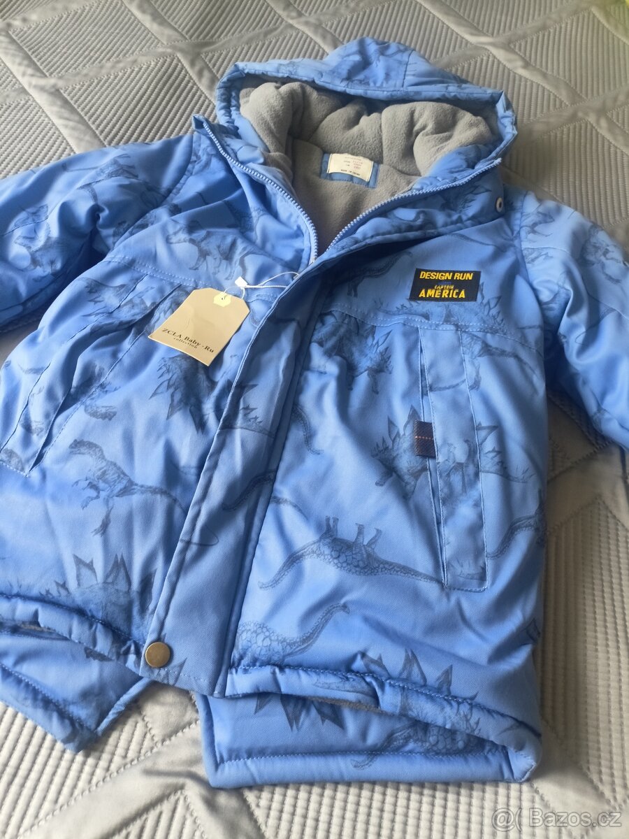 Nová dětská zimní bunda parka, vel.128 - 20