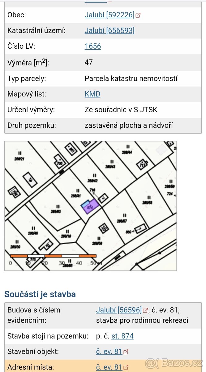 Chata Jalubí č. e. 81 - 20