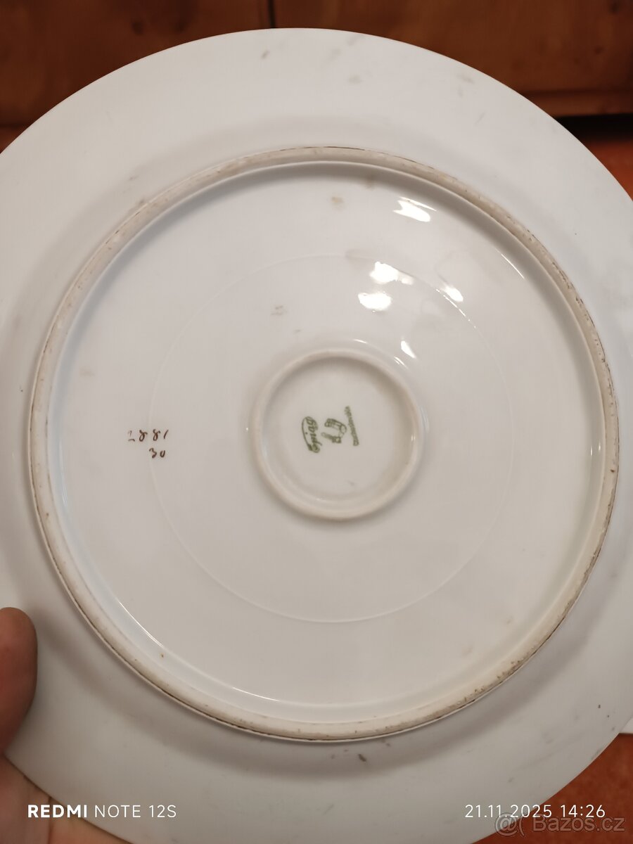 Karlovarský porcelán Epiag polévková mísa omáčník - 20