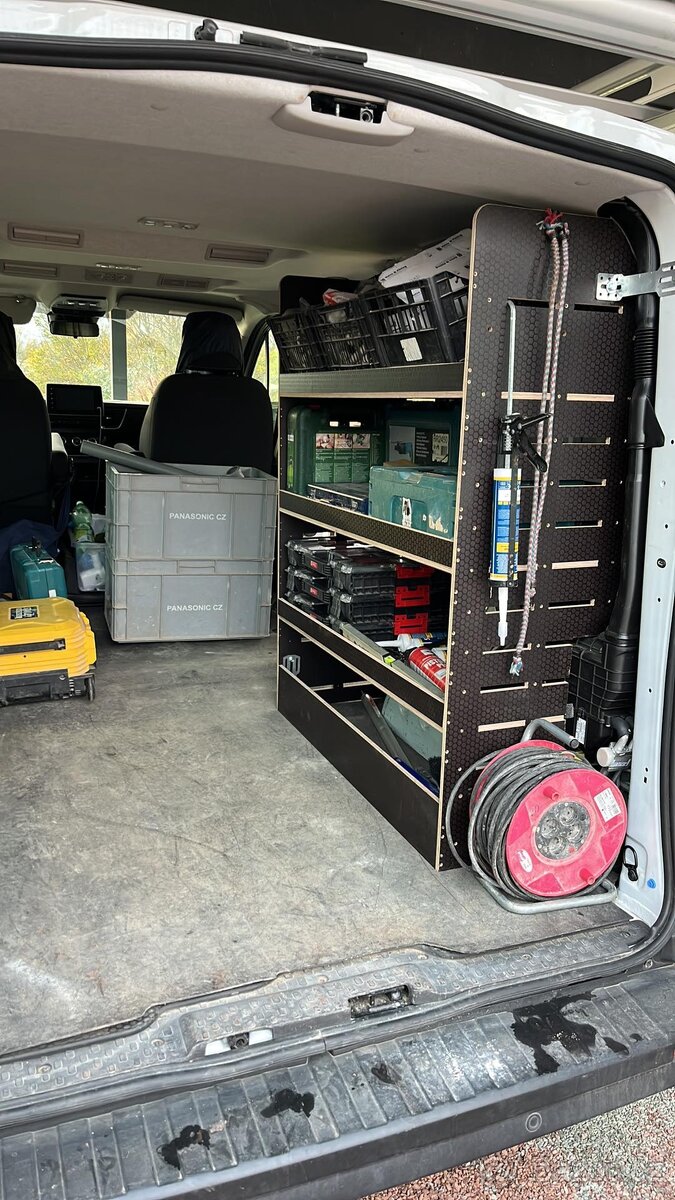 Regály,vestavba do Dodávky,ducato,jumper,crafter,CNC výroba - 20