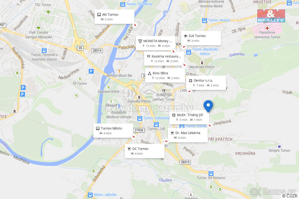Prodej bytu 2+kk, 57 m², Turnov, ul. Křišťálová - 20