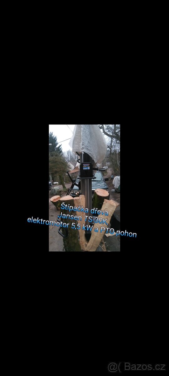 Jansen TS-30K PTO/E 30t/110 kombinovaná štípačka - 20