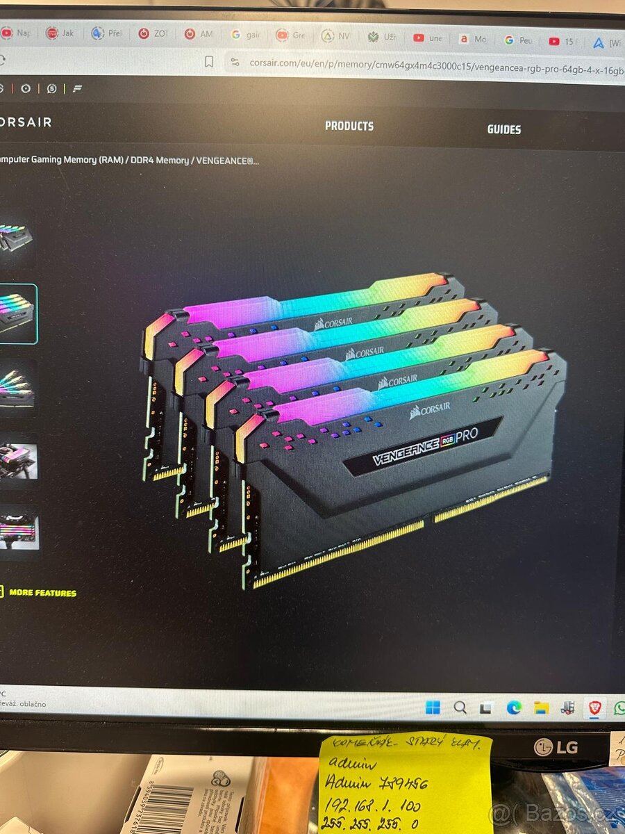 MPG X570 Gaming PRO, RYZEN 9-3900X, 64GB DDR4 - 20