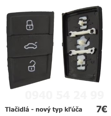Obal kľúča SEAT VW ŠKODA - 20