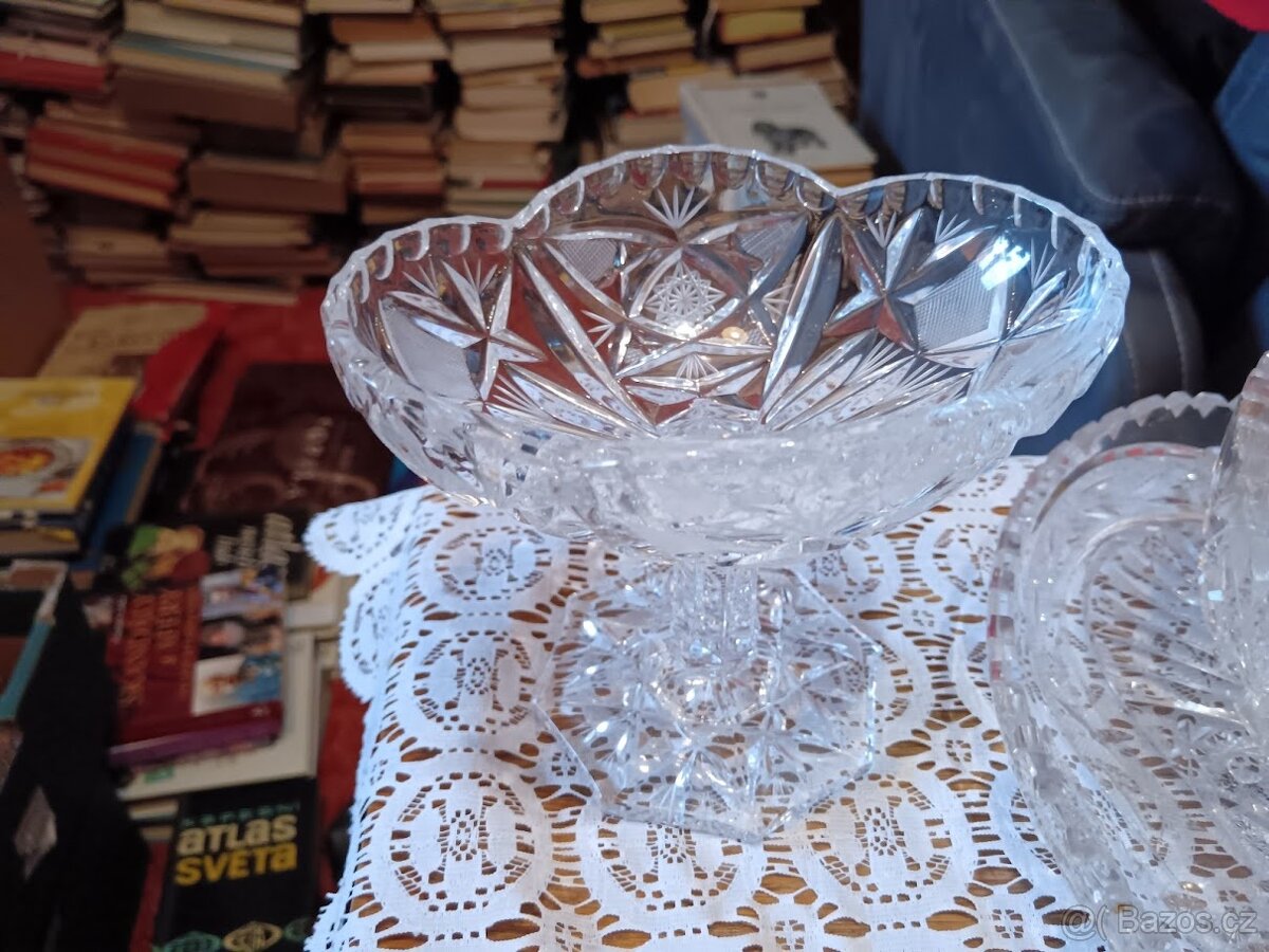 Obrovský set broušeného křišťálového skla (40+ ks) - 20