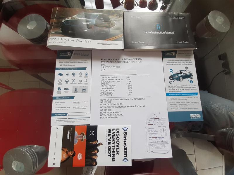 Chrysler Pacifica 3,6L V6 HYBRID, Top výbava, DVD+TV - 20