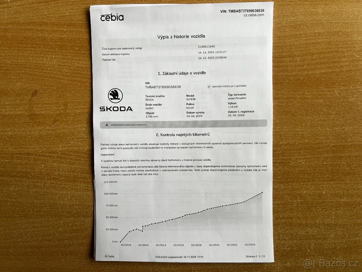 Škoda Superb, 1,8 TSi ELEGANCE 101000KM ČR - 20