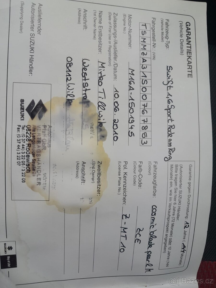 Suzuki Swift SPORT 1.6i 92kw klima, serviska - 20