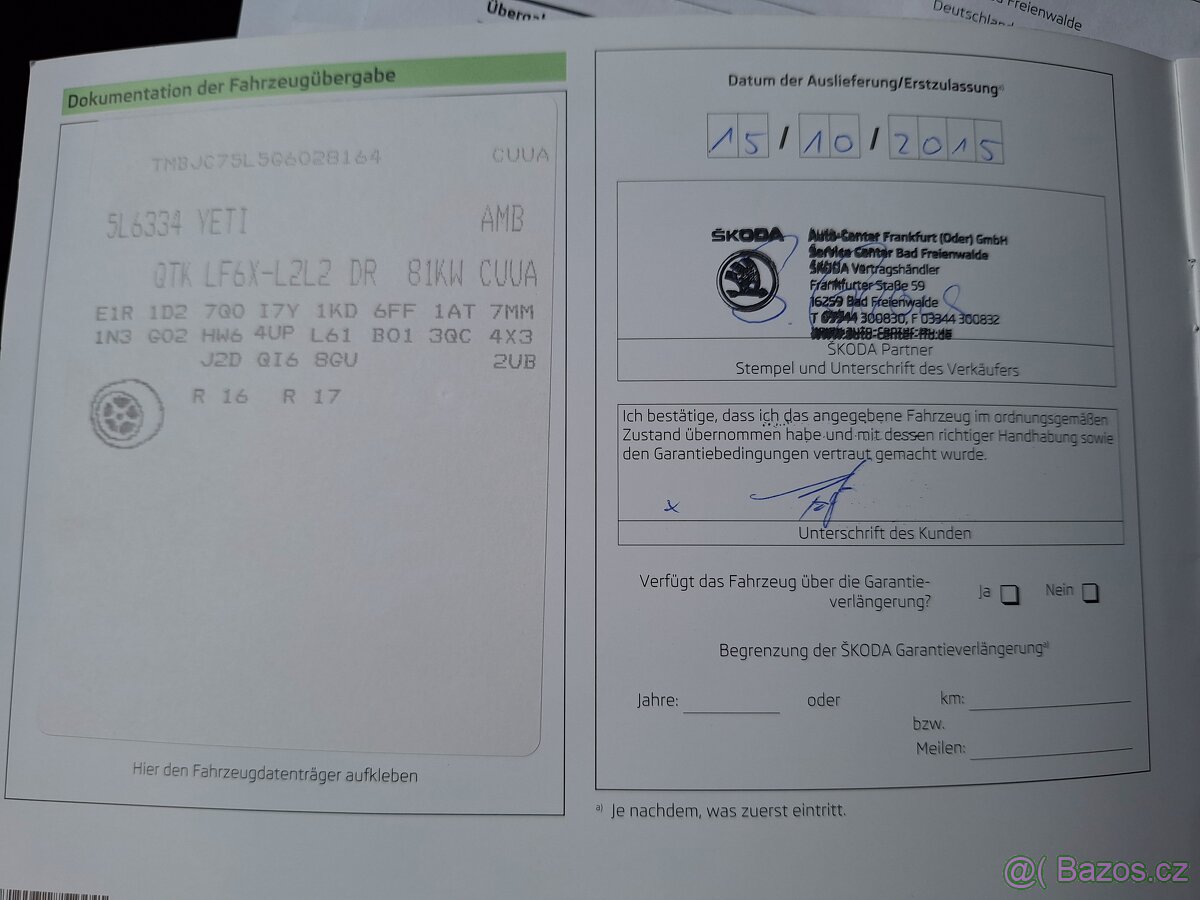 ŠKODA YETI EDITION 2.0 TDI XENON TZ - 20