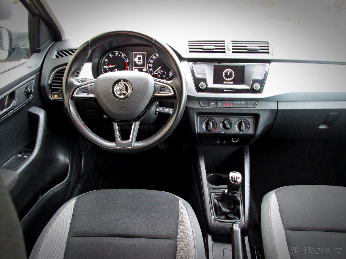 HEZKÁ A VYBAVENÁ ŠKODA FABIA 3 -1.0 MPI- 55Kw, 1.MAJITELKA - 20