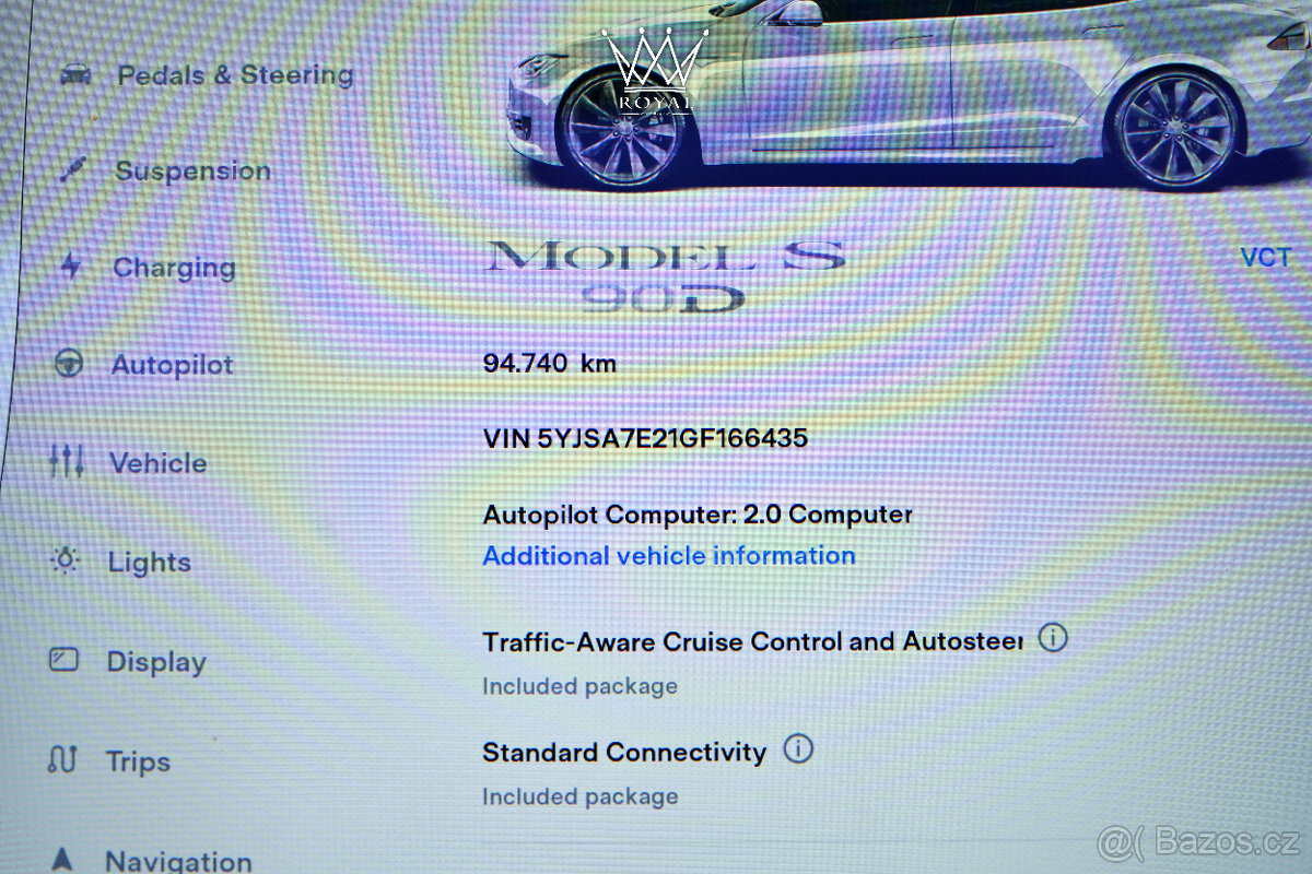 Tesla Model S 90D 94 740km SOH 93% - 20