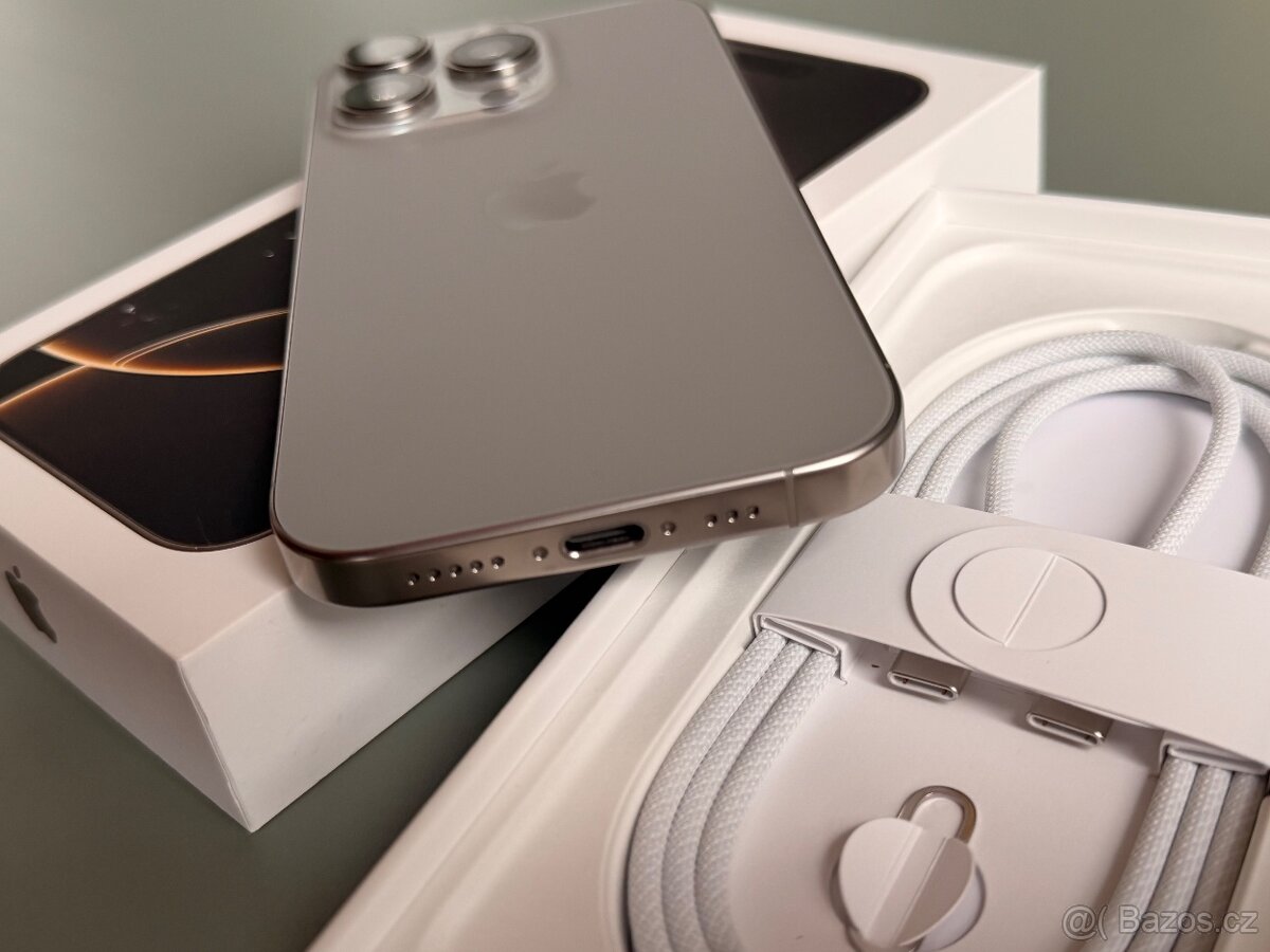 iPhone 16 PRO 256GB , Natural Titanium - 20