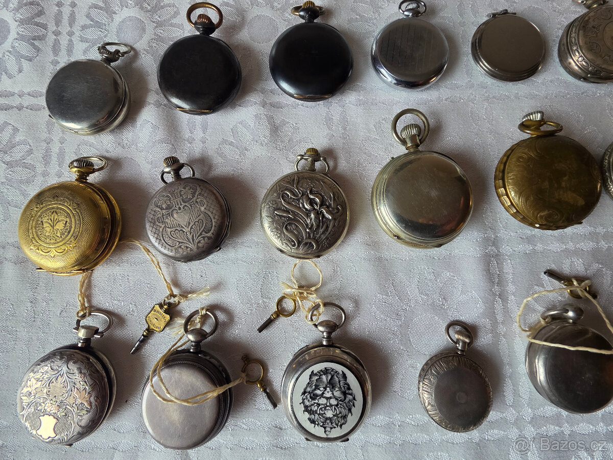 Staré kapesní hodinky. - 20