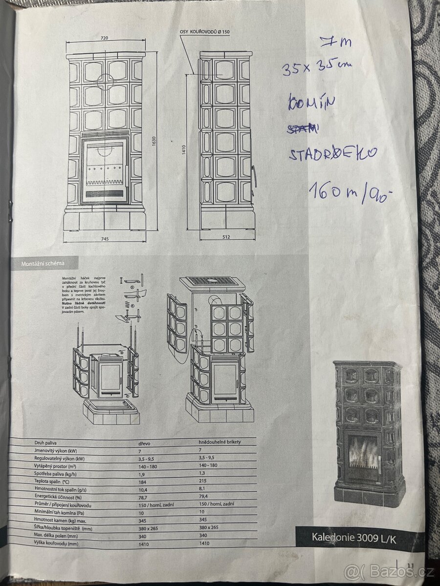 Pec / kamna ABX zachovalé - 20