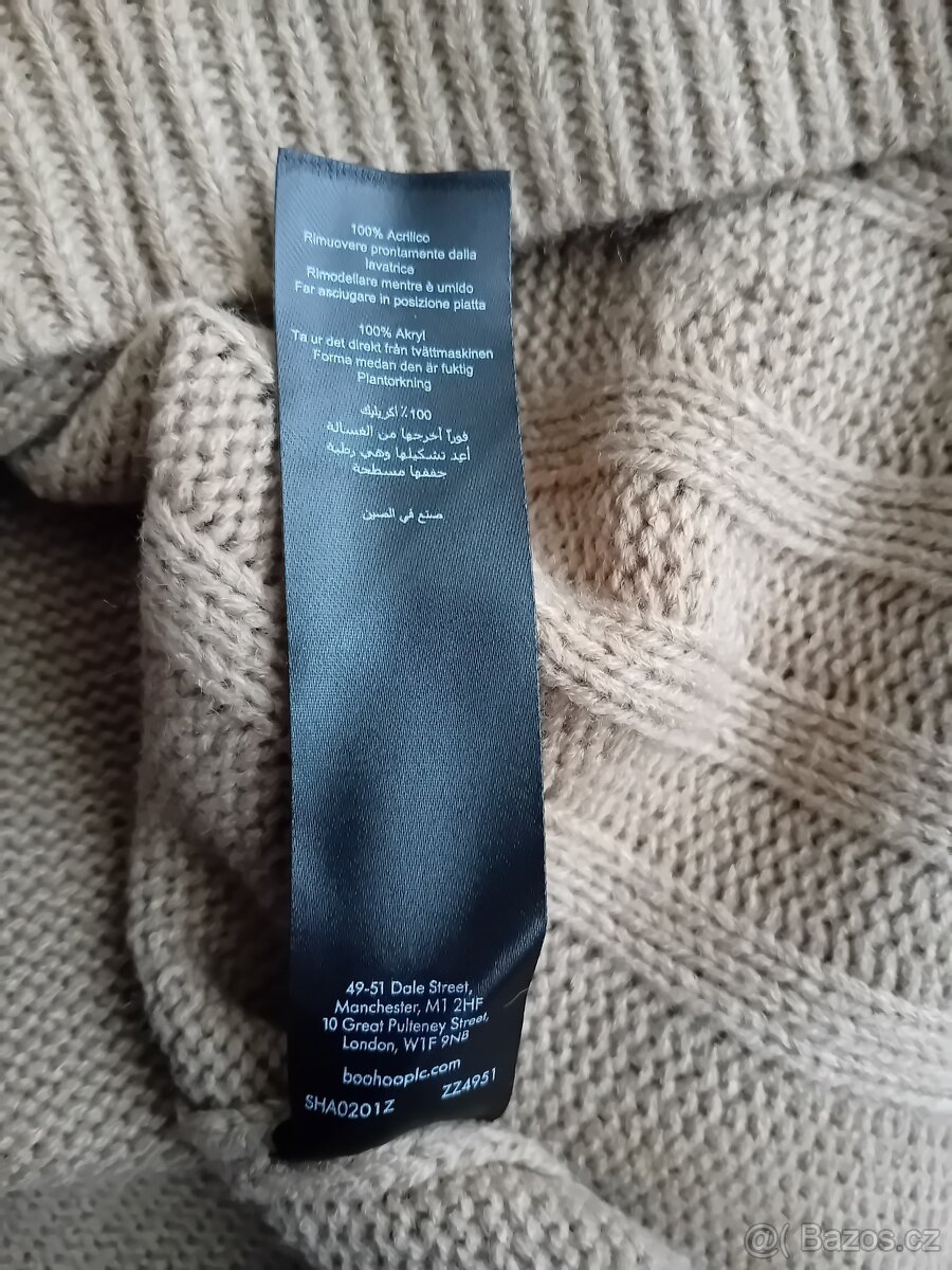 Dorothy Perkins dámské úpletové midi šaty vel. M nové - 20