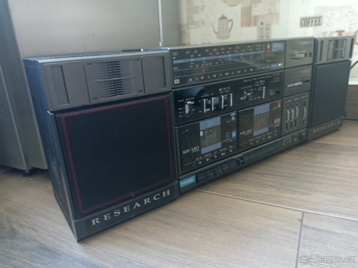 Sběratelský retro magnetofon Thomson Research TM 7670 – rádi - 20