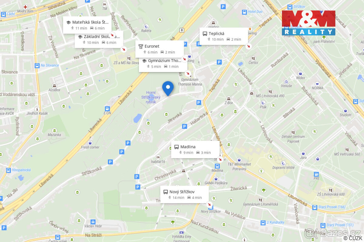 Prodej, byt 2+kk, 70 m2, Střížkov - 20