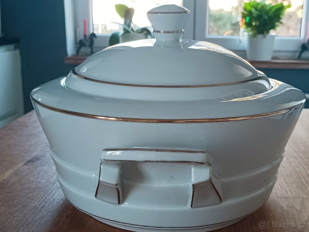 STAROŽITNÁ ART DECO PORCELÁN TERINA KMP BYSTŘÍCE - 20