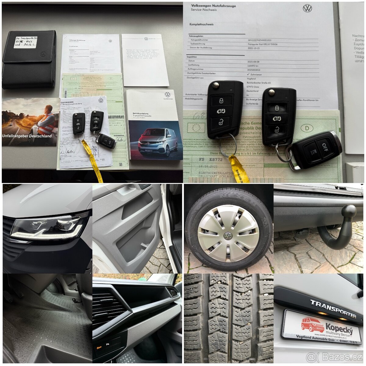 VW Transporter T6.1 DPH 176 tis. km Barva Candy Multivan - 20