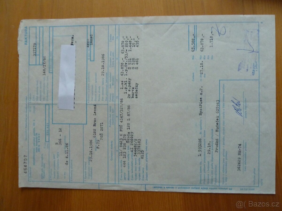 Prodám ŠKODA 120L - 20