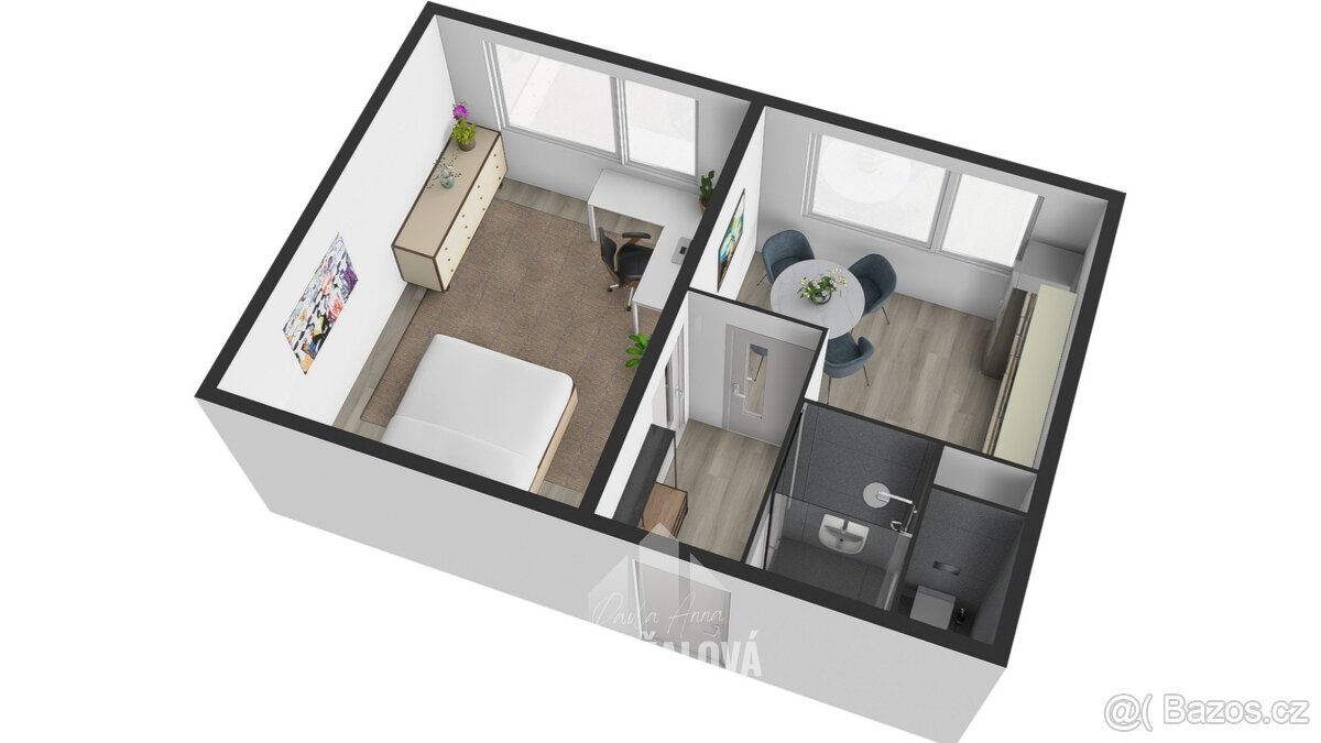 Prodej bytu 1+1 32 m², Jihlava, ev.č. 00834 - 20