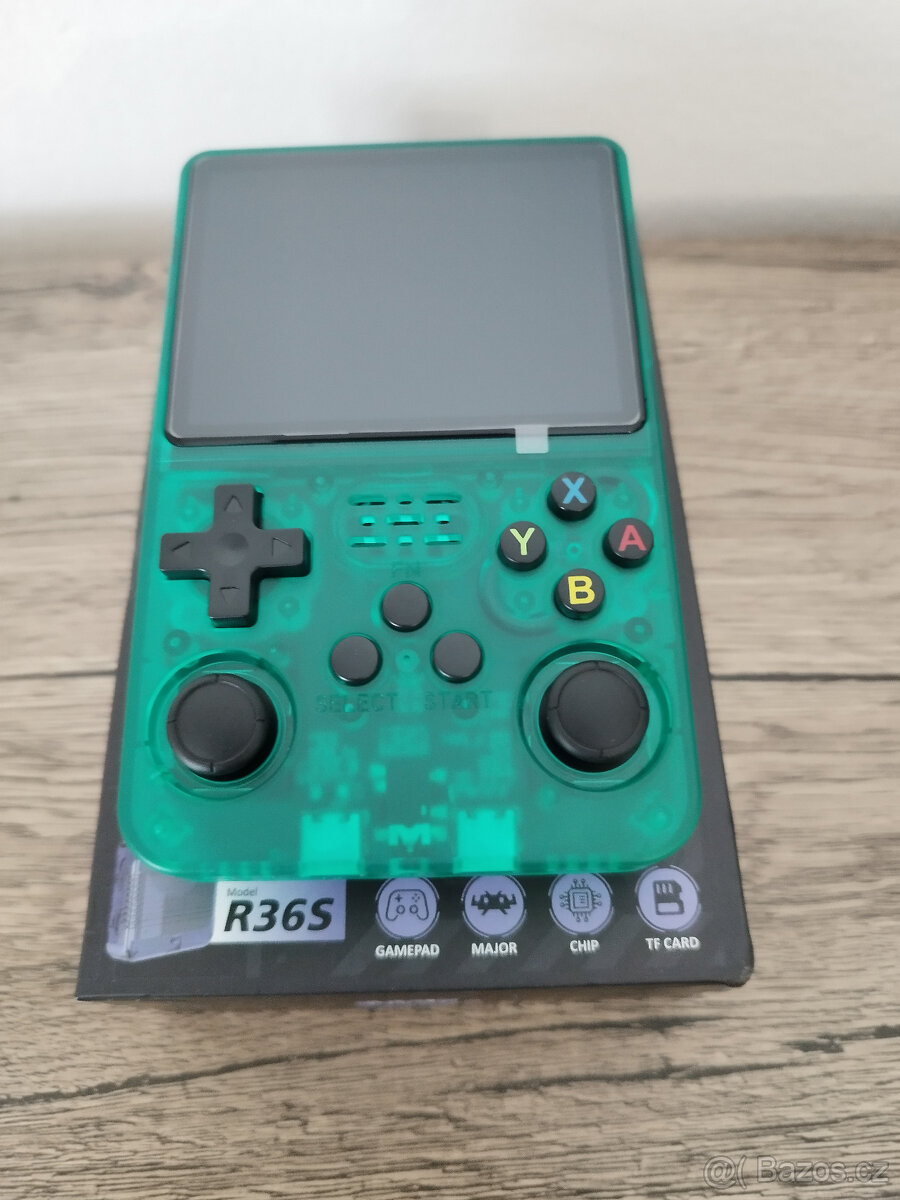 Handheld konzole R36S (verze ArkOS 2.0) +21000 her mix barev - 20