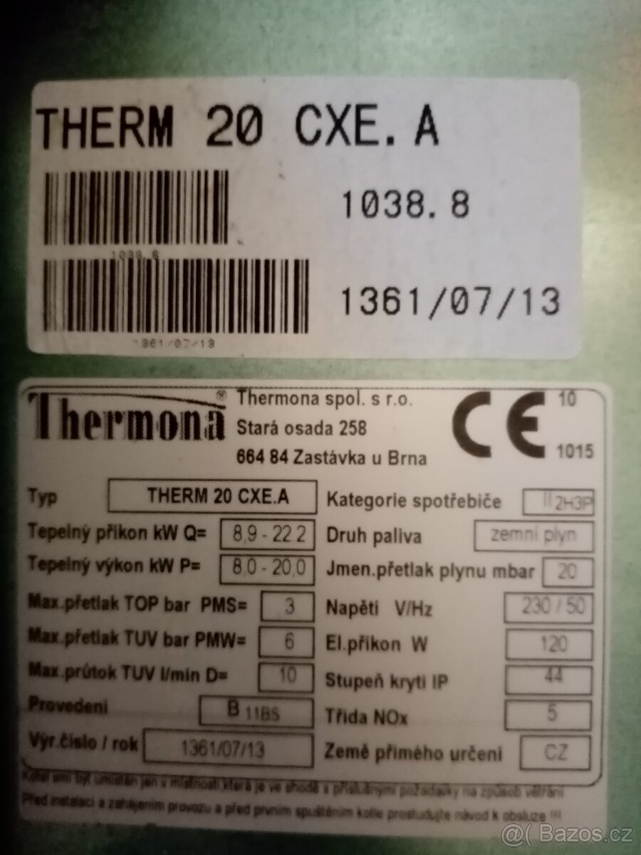 Thermona THERM PRO 14 TKX.A, Thermona THERM 20 CXE.A - 20