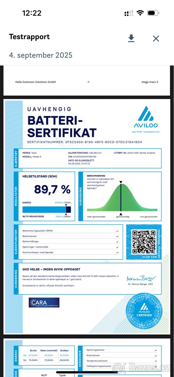 Tesla Model X 75D | Premium | CCS | EAP | Servis - 20