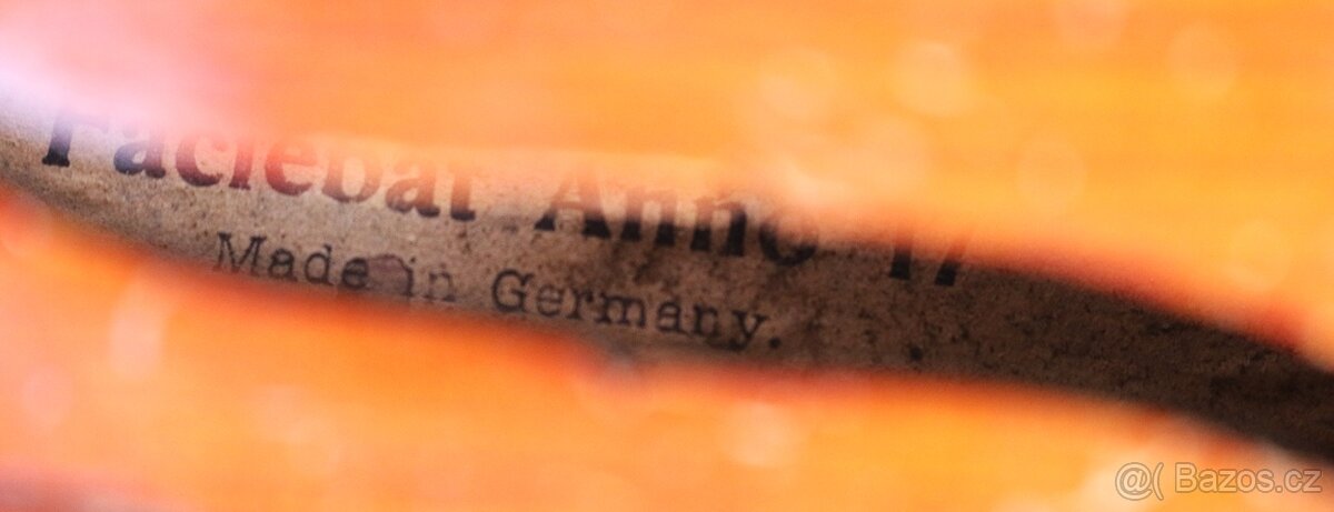 Staré 3/4německé housle s nádherným tónem. Víz nahrávku - 20