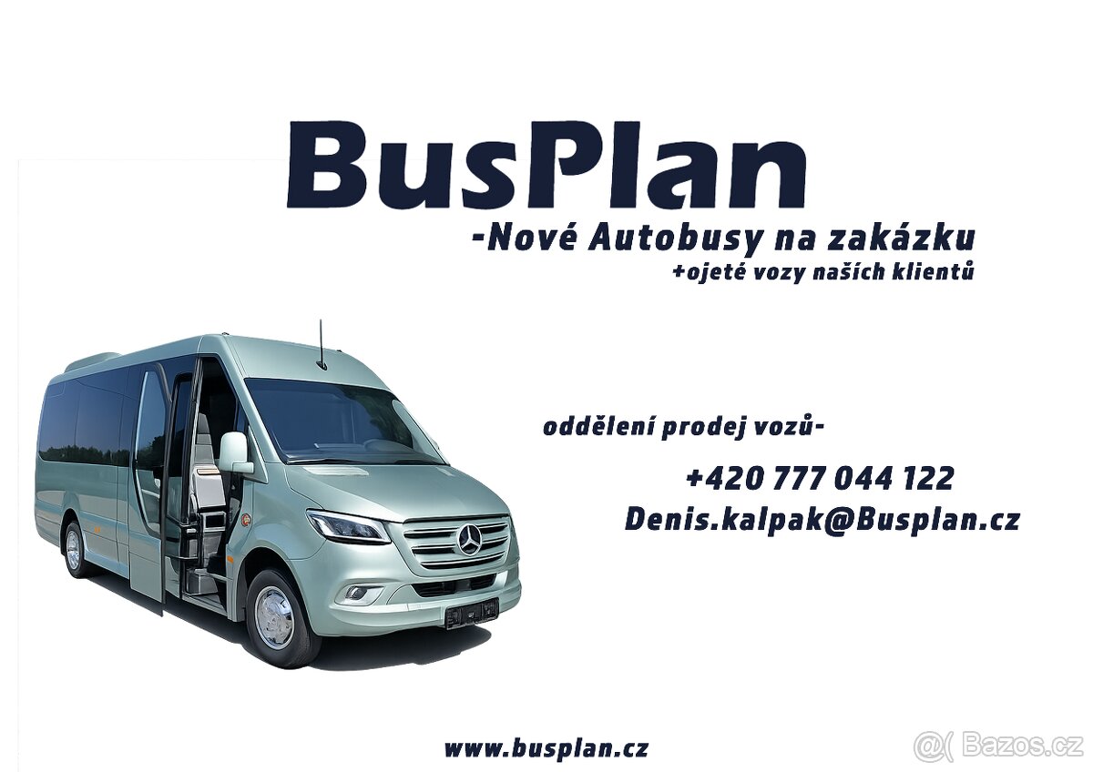 Mercedes-Benz Sprinter 519 TOP VÝBAVA, 20-míst - 20