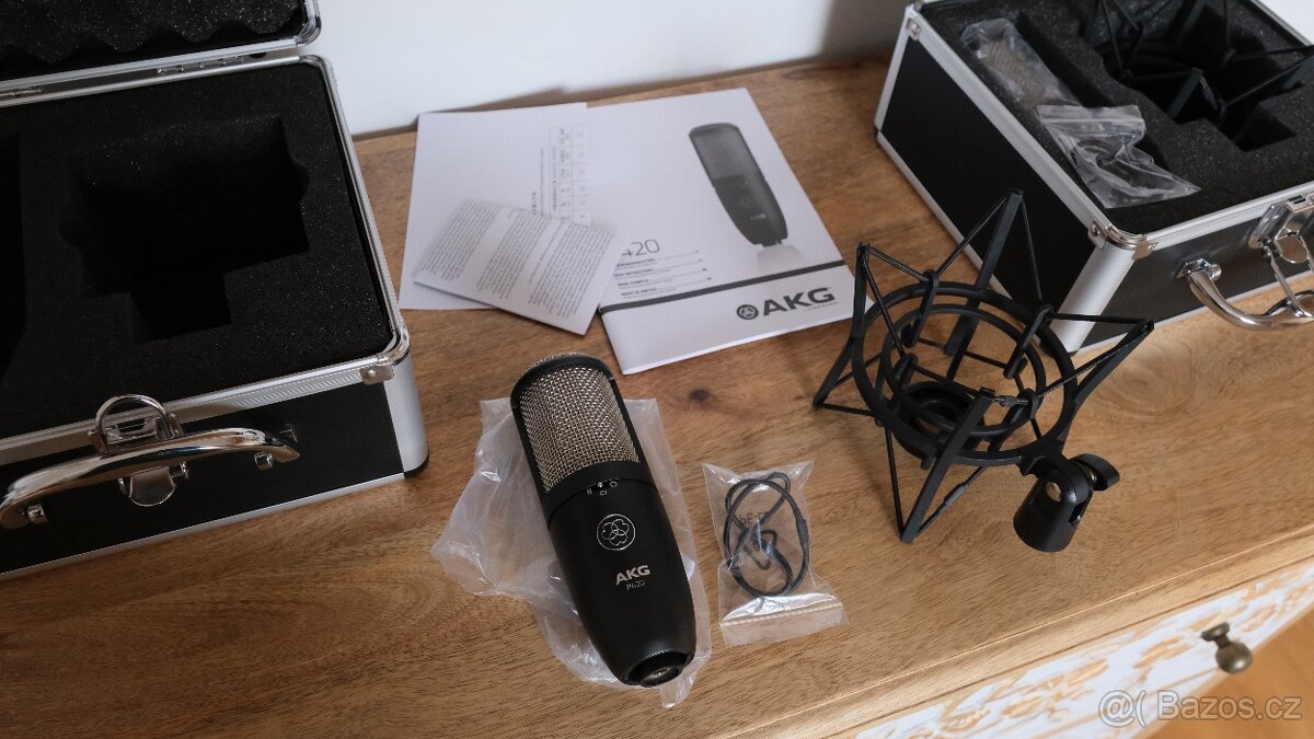 Velkomembránové kondenzátorové mikrofony AKG P420. - 20