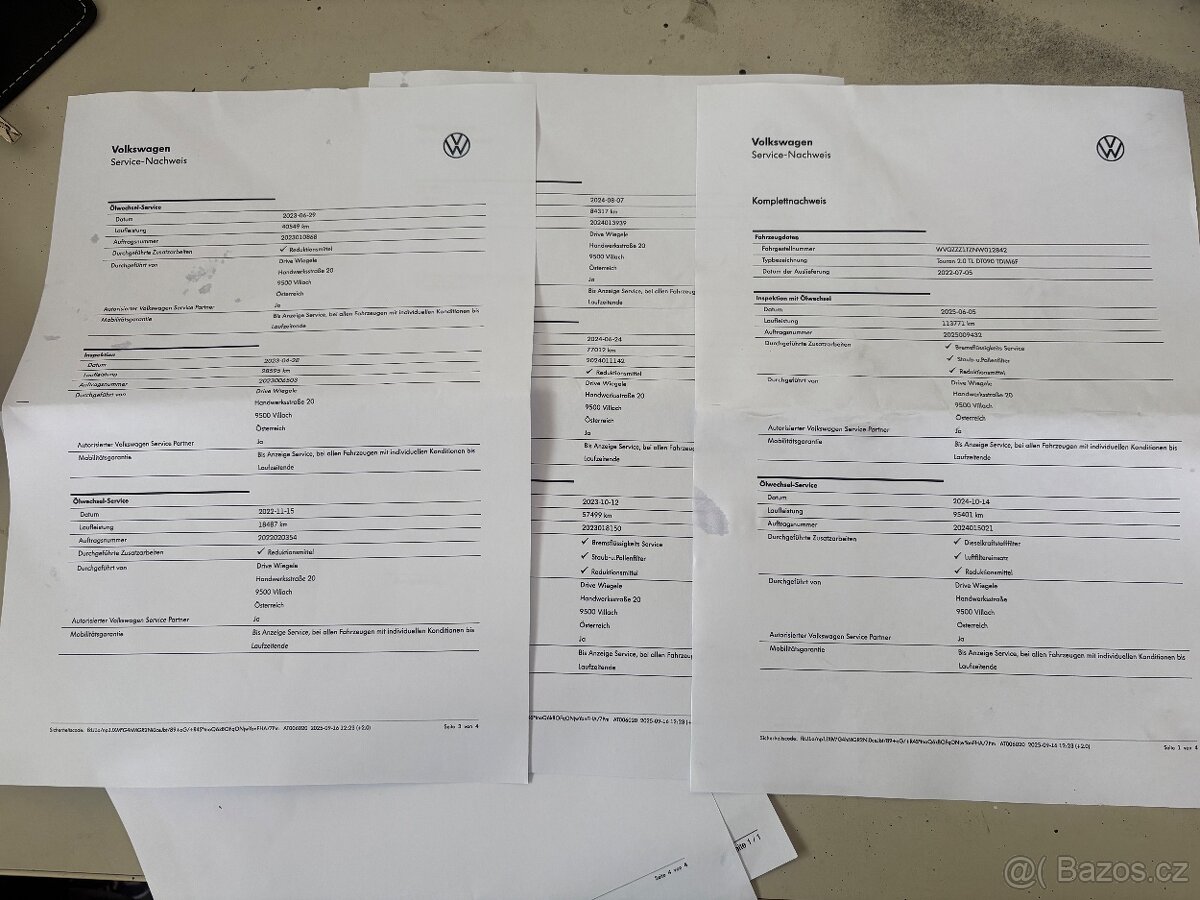 VW TOURAN 2.0TDI R.2023 128000km 2x kola TOP STAV - 20