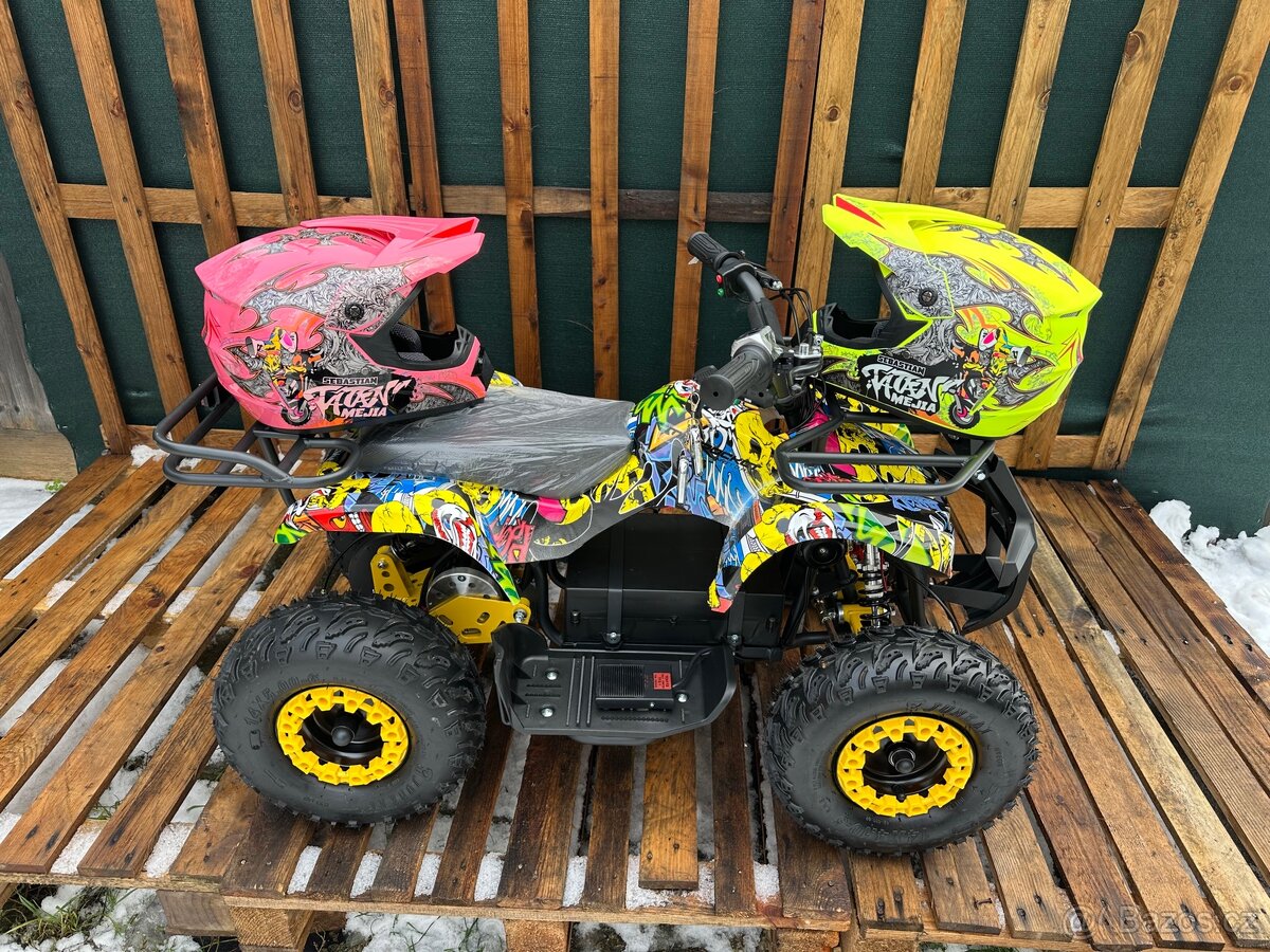 Elektro ATV Čtyřkolka 1200W 48V kola 6” AE006-7 - 20