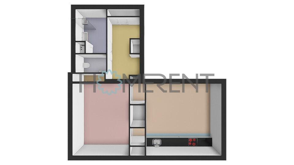 Pronájem ateliéru 2+kk, 55m² + 20m² terasa - Praha - Karlín - 20