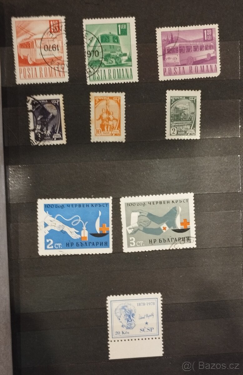 Sbírku známek známky 4x album č1 - 20